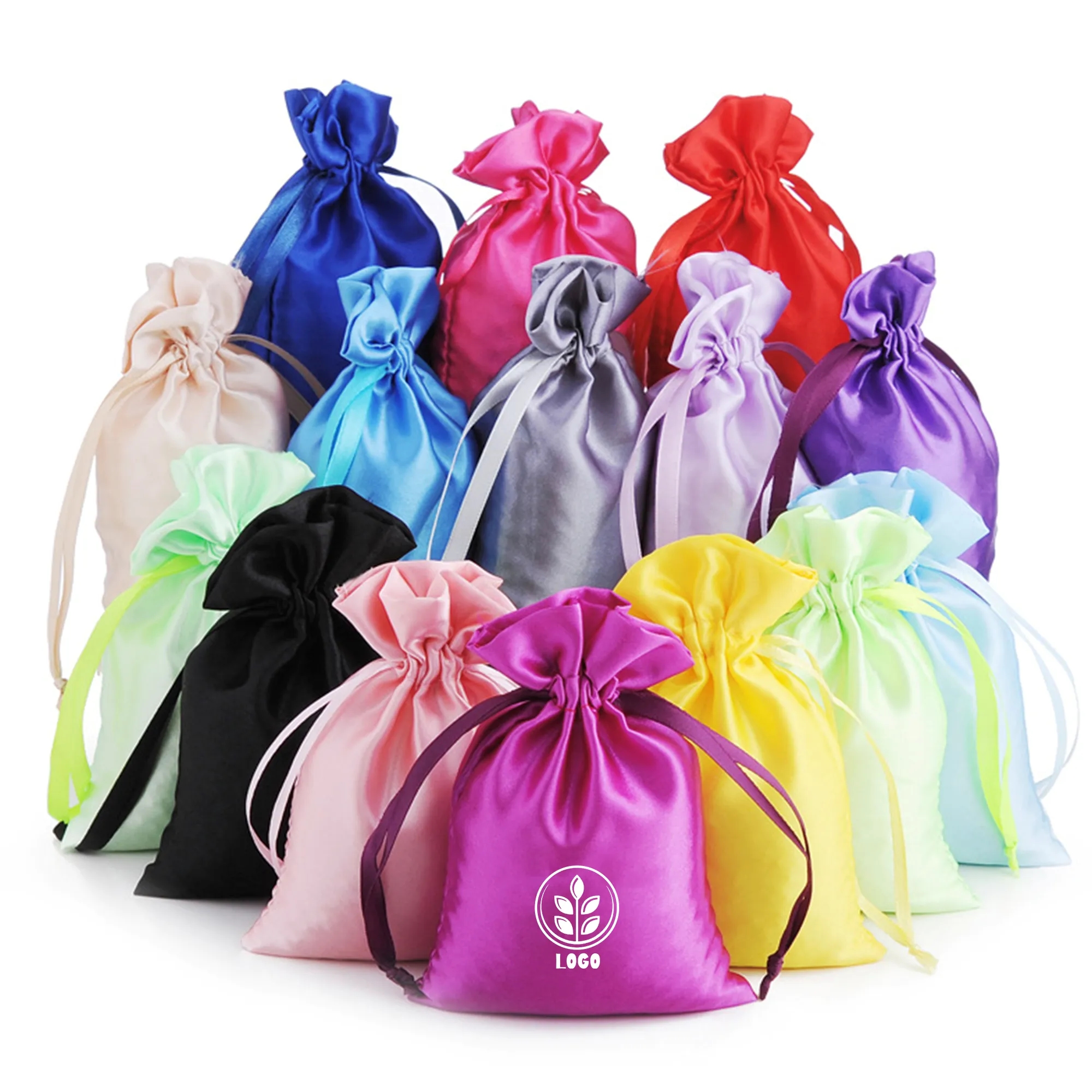 4" x 6" Satin Drawstring Jewelry Pouch 8