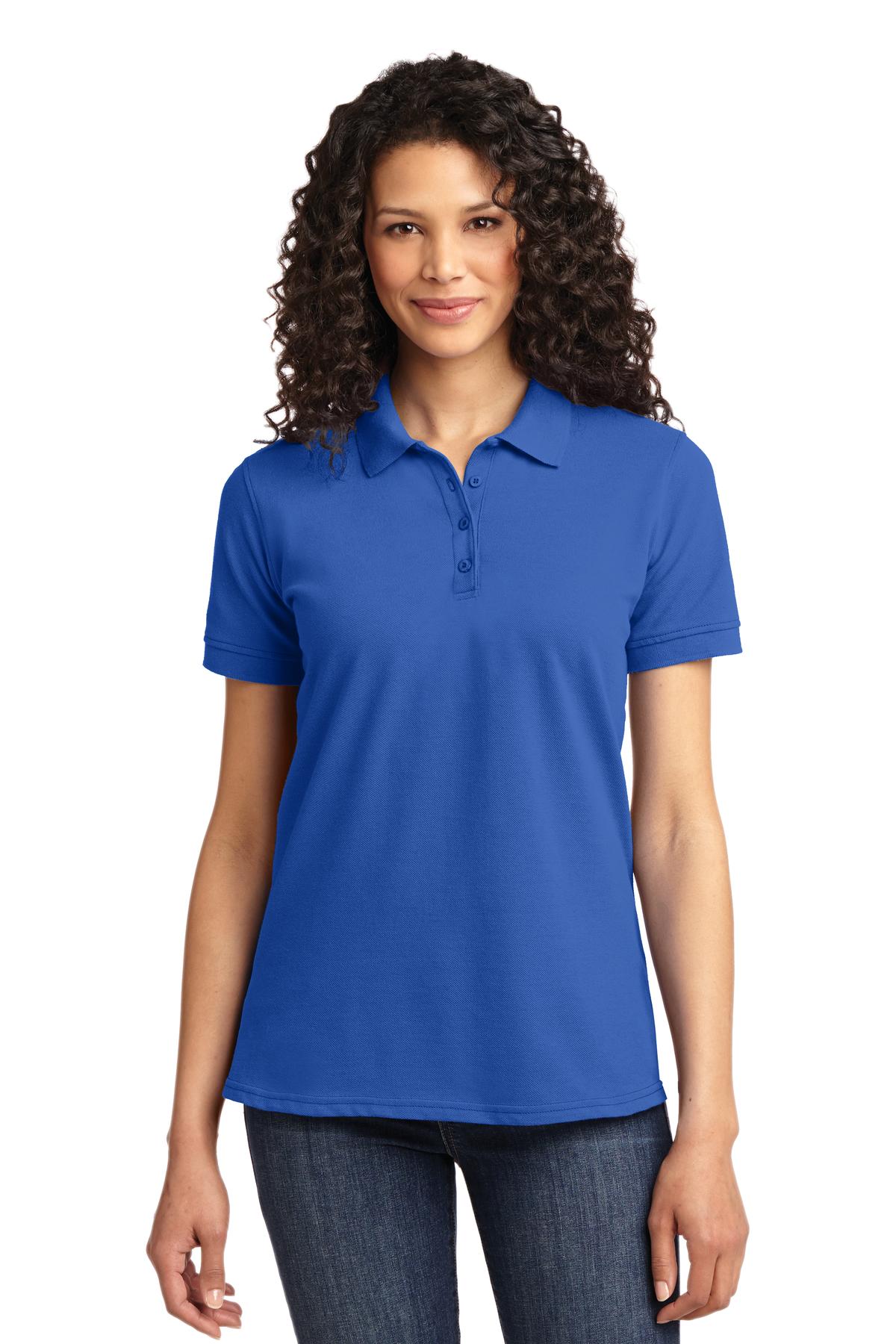 Port & Co Women's Core Blend Pique Polo. LKP155 97