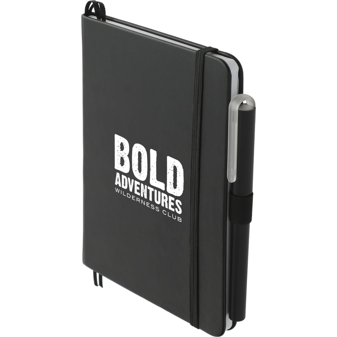 5" x 7" Recycled Bulleting Bound Notebook w Pen 19