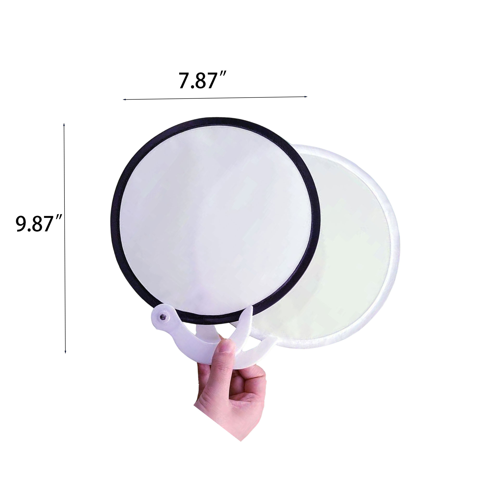 Foldable Hand Fan With Pouch 2