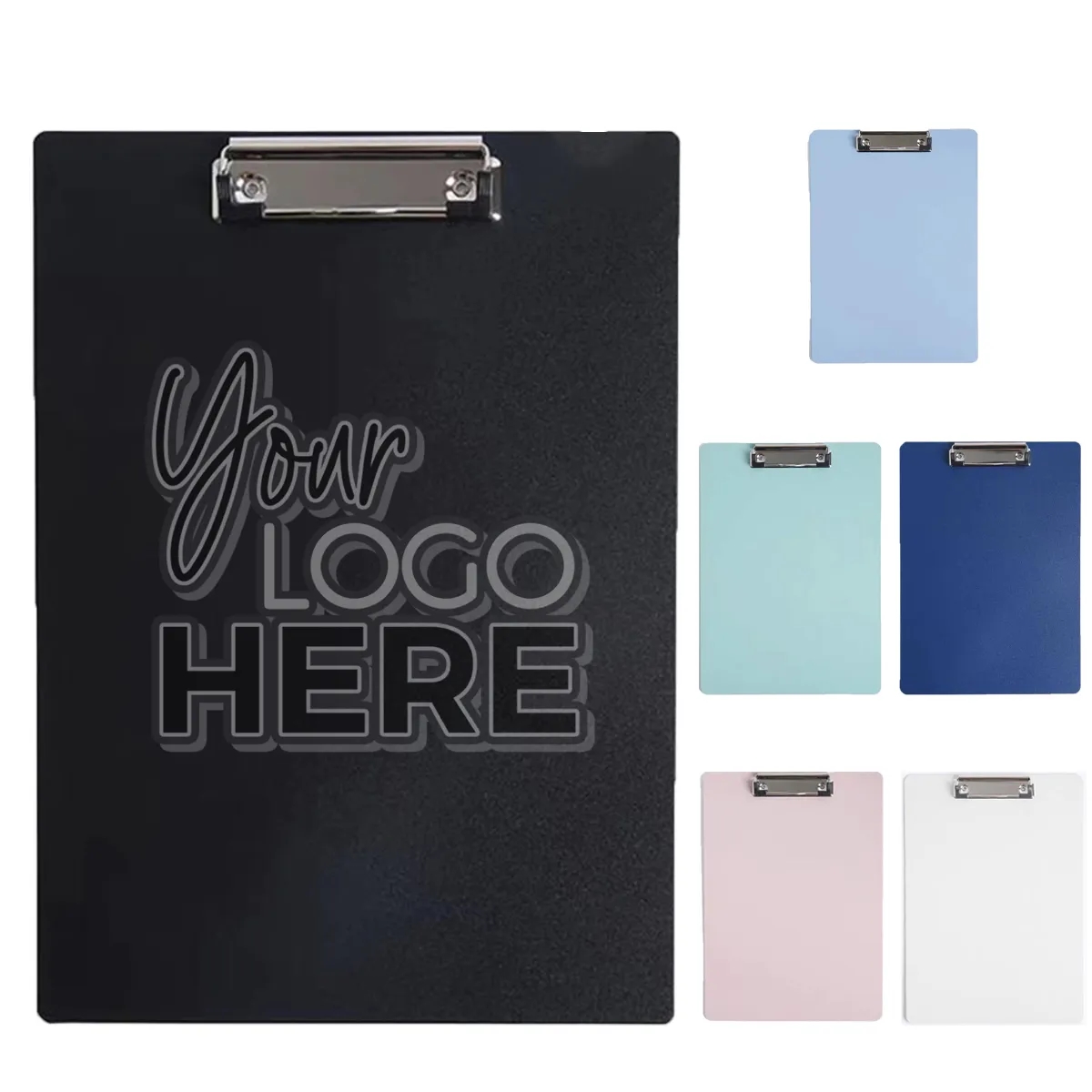 Plastic Large Clipboards with Low Profile Metal Clip 1