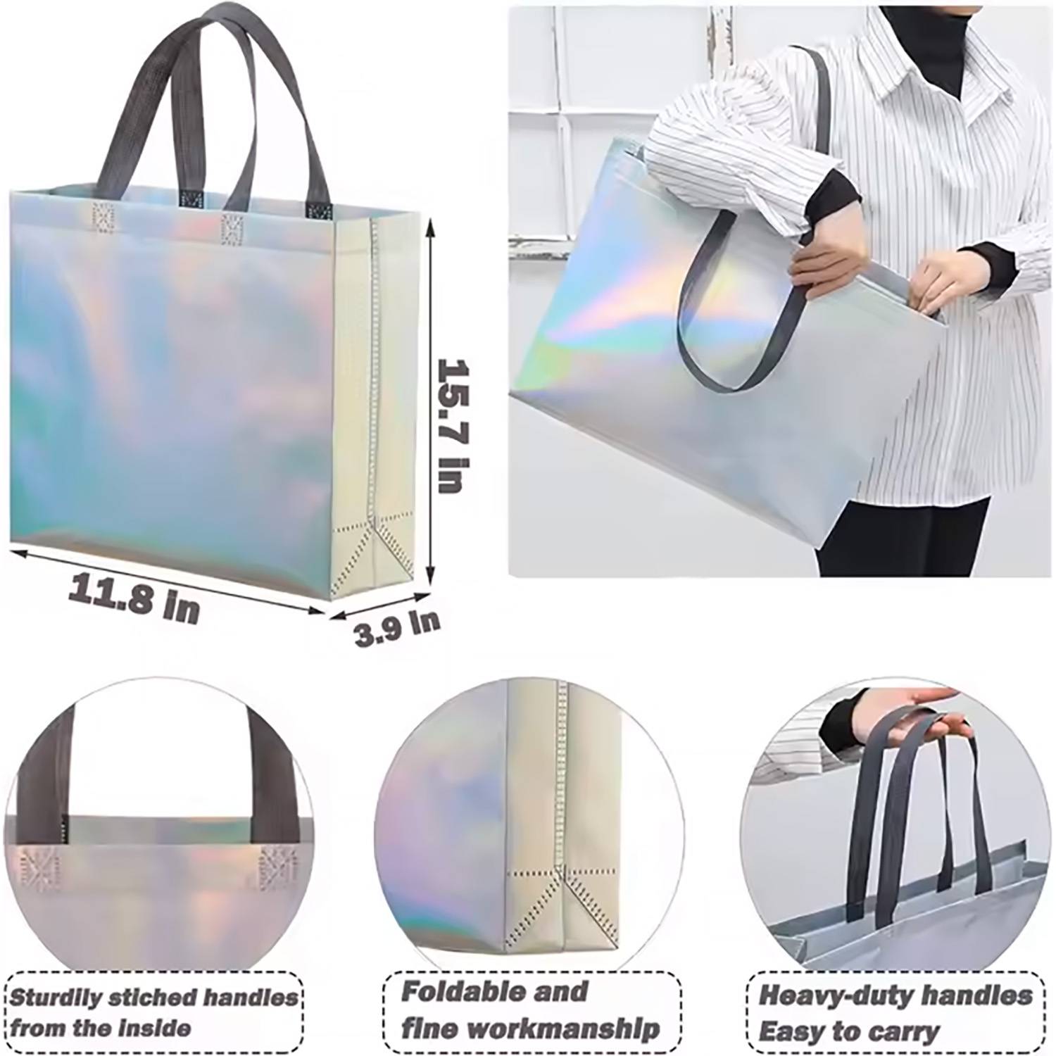 Laser hand-held non-woven bag 2
