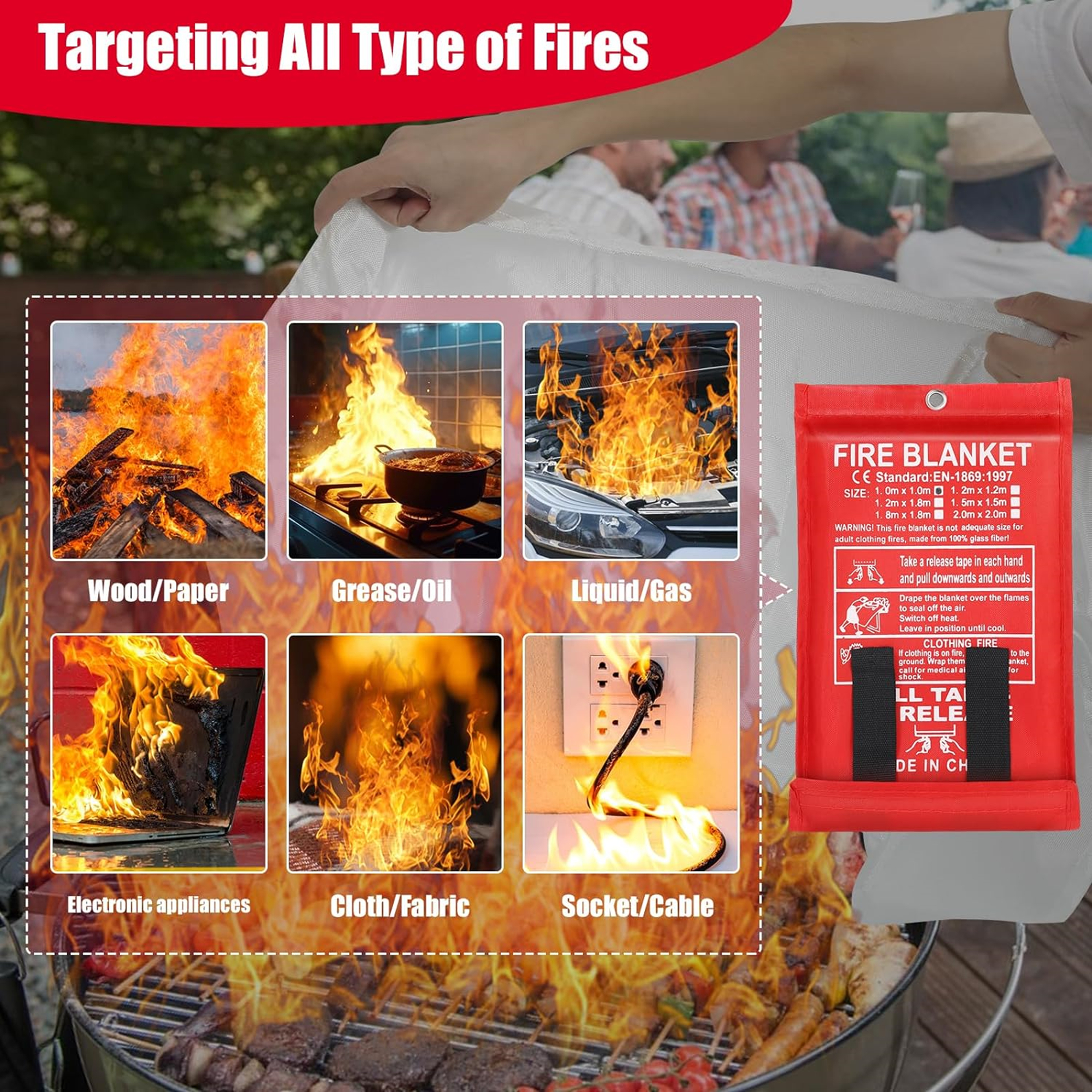 Fire Blanket For Emergency 3