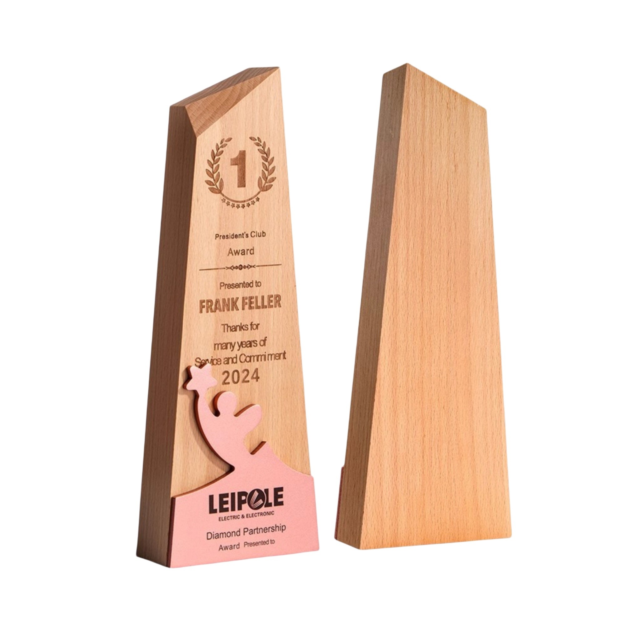 Starlight Wooden Award Trophy 3