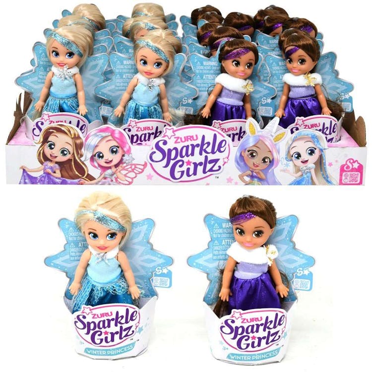 Zuru Sparkle Girlz Winter Princess Cupcake Doll - 4.5" 1
