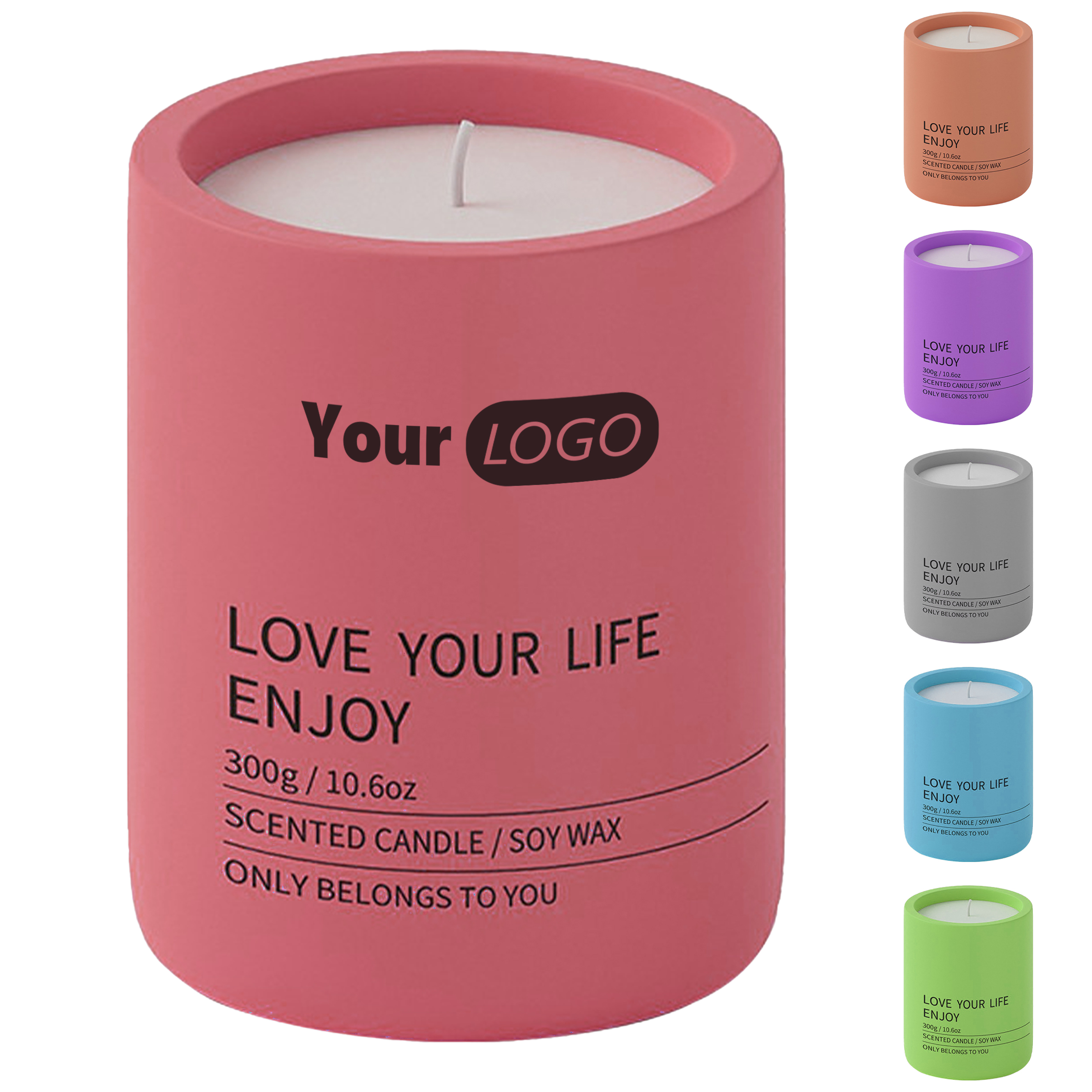 Ceramic Relaxing Soy Wax Candle 2