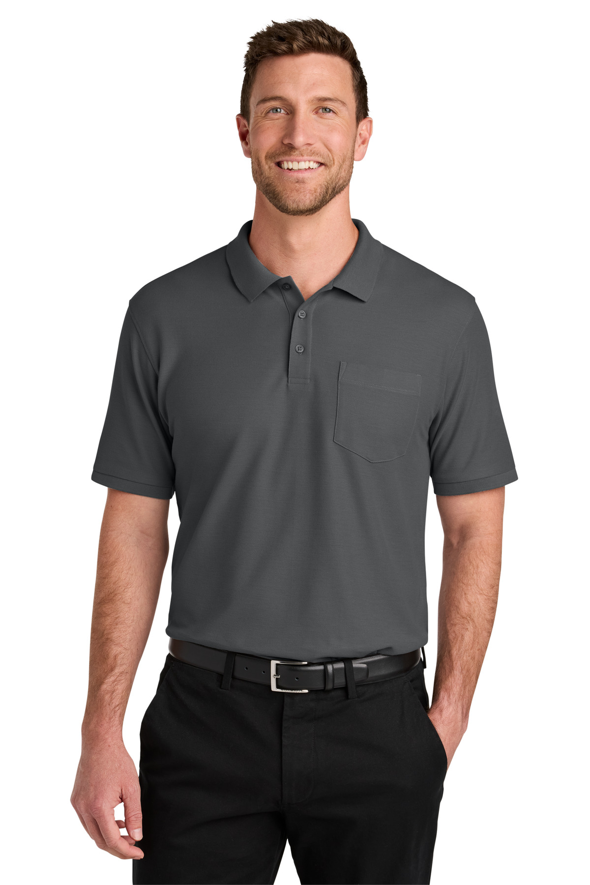Port Authority Tall Wearever Signature Pique Pocket Polo TLK200P 28
