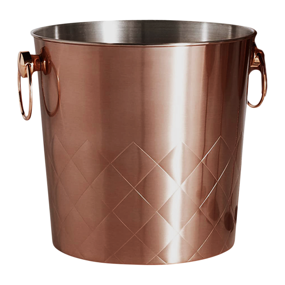 Diamond Stainless Steel Ice Bucket 4