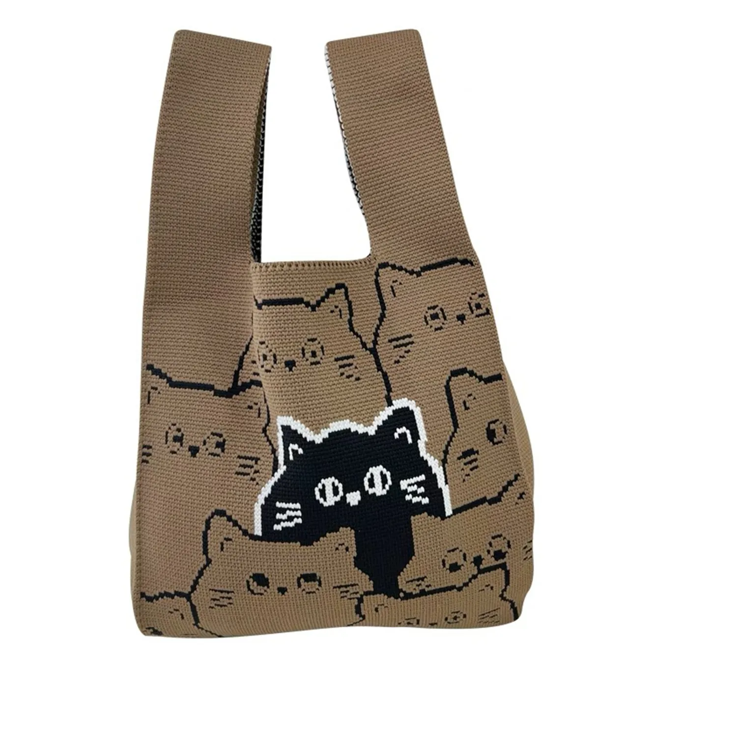 Polyester Knit Tote Bag, custom tote bag with logo imprint 3