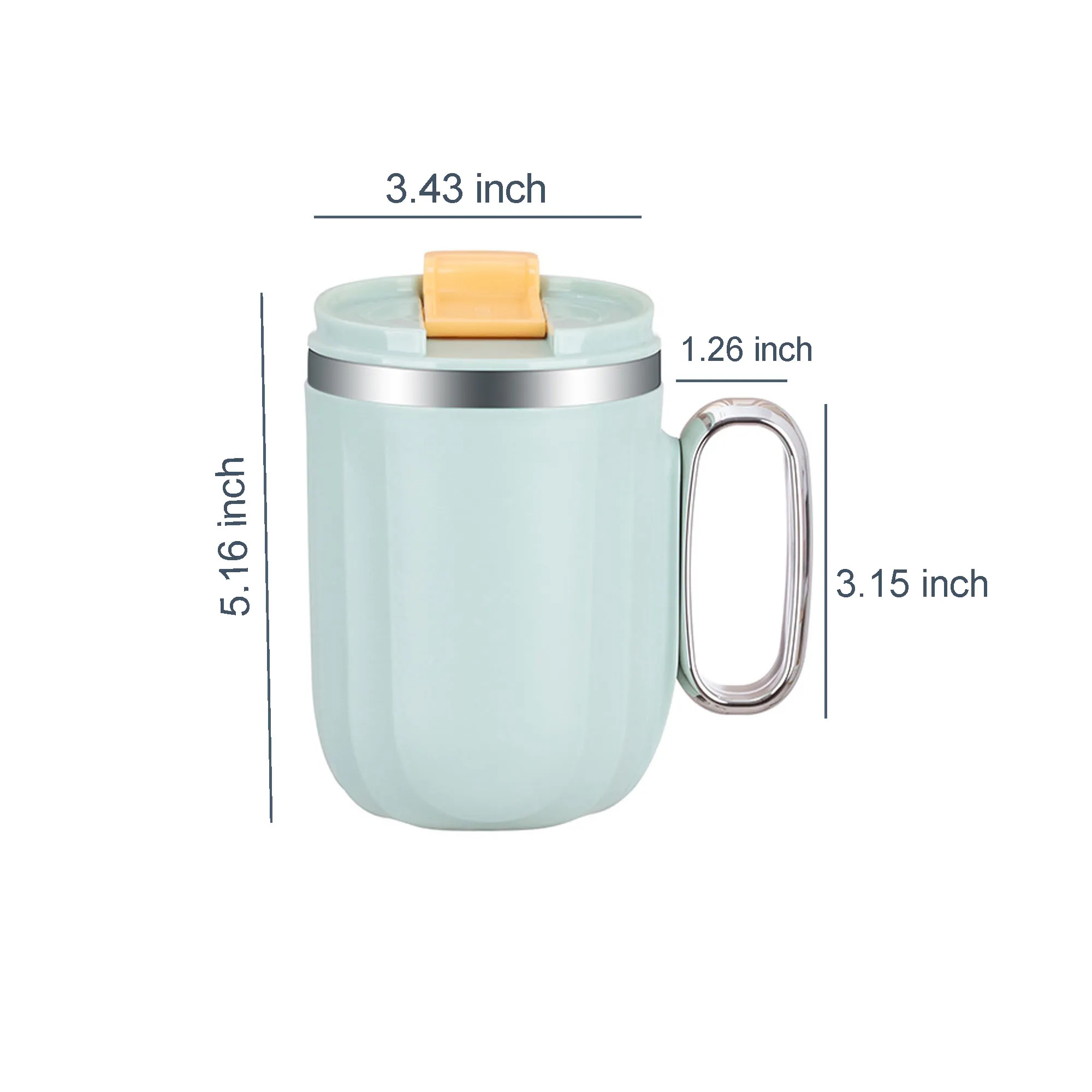 Double Wall Coffee Mug With Handle 2
