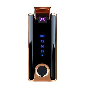 Modern Electric Arc Lighter With Top Fingerprint ID Touch Activation 6
