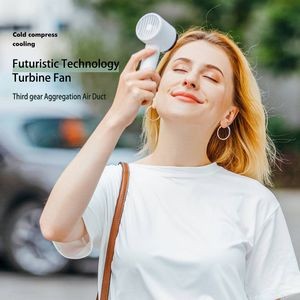 Personal Fan Handheld With Cold Compress 4