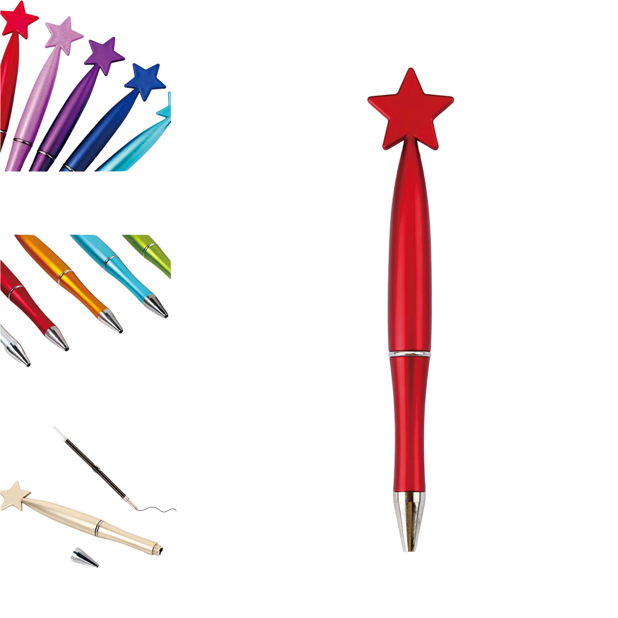 Five Pointed Star Spinning Ballpoint Pen 2