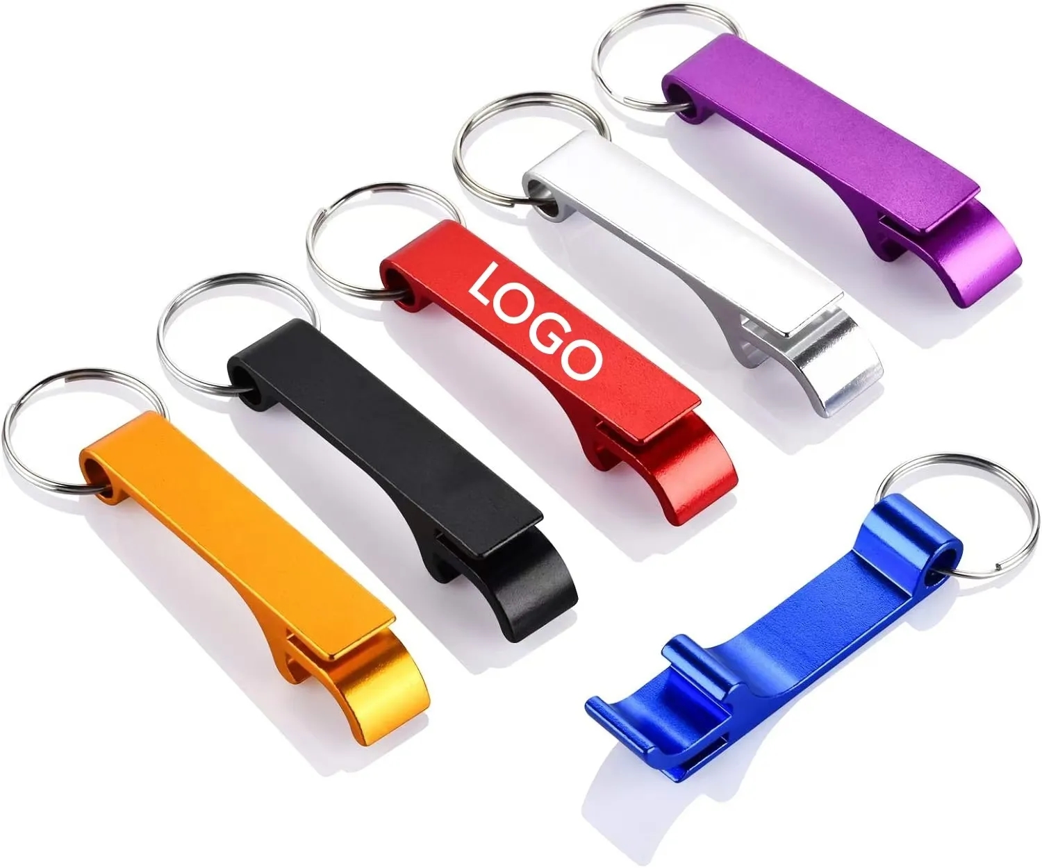 Aluminum Bottle Opener Keychain Ring 3