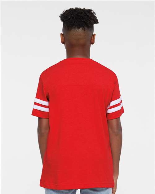 Youth Football Fine Jersey Tee - 6137 27