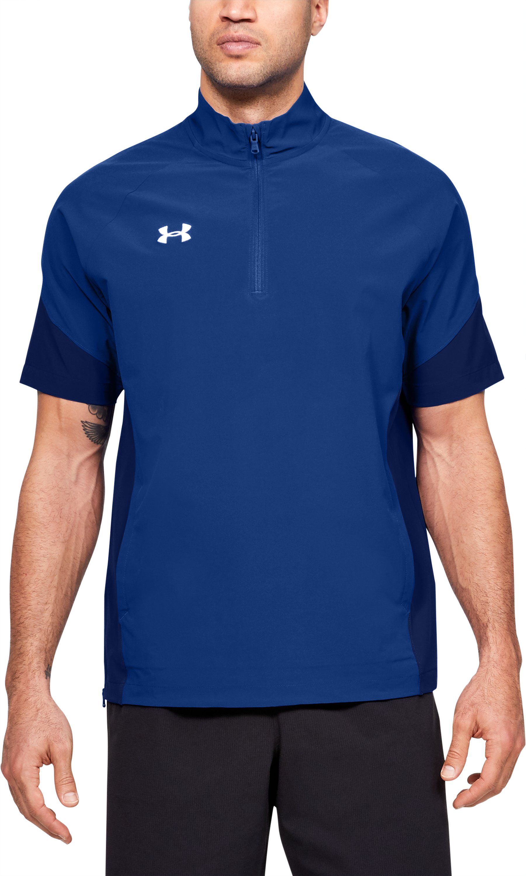 Men's UA Motivate Short Sleeve Zip 5