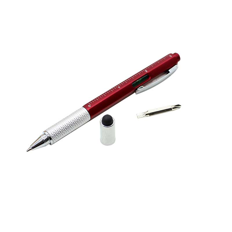 Stylus w/Ballpoint Pen, Ruler, Screwdriver & Level Tool 7