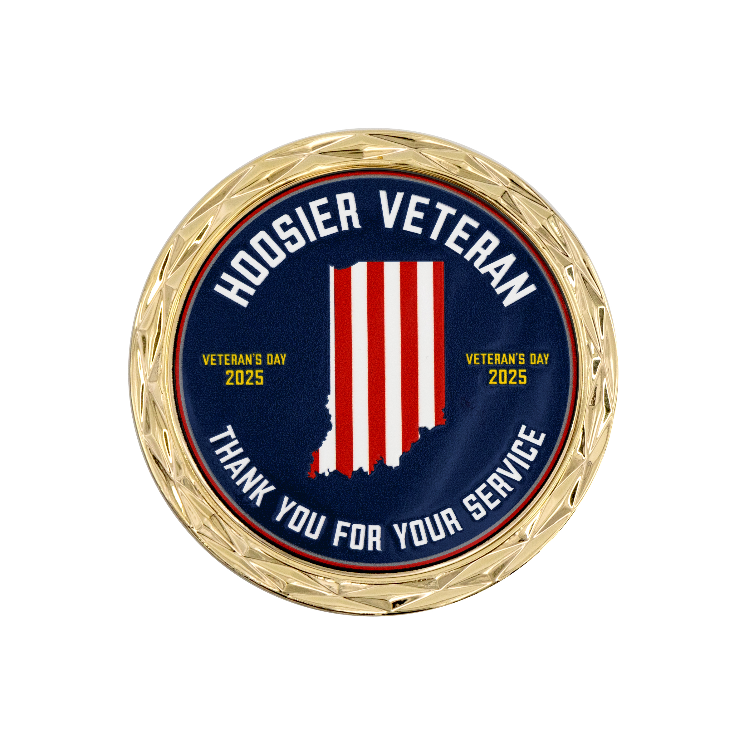 2" Speed Challenge Coin Diamond Border w/ 3D Texture Print 5