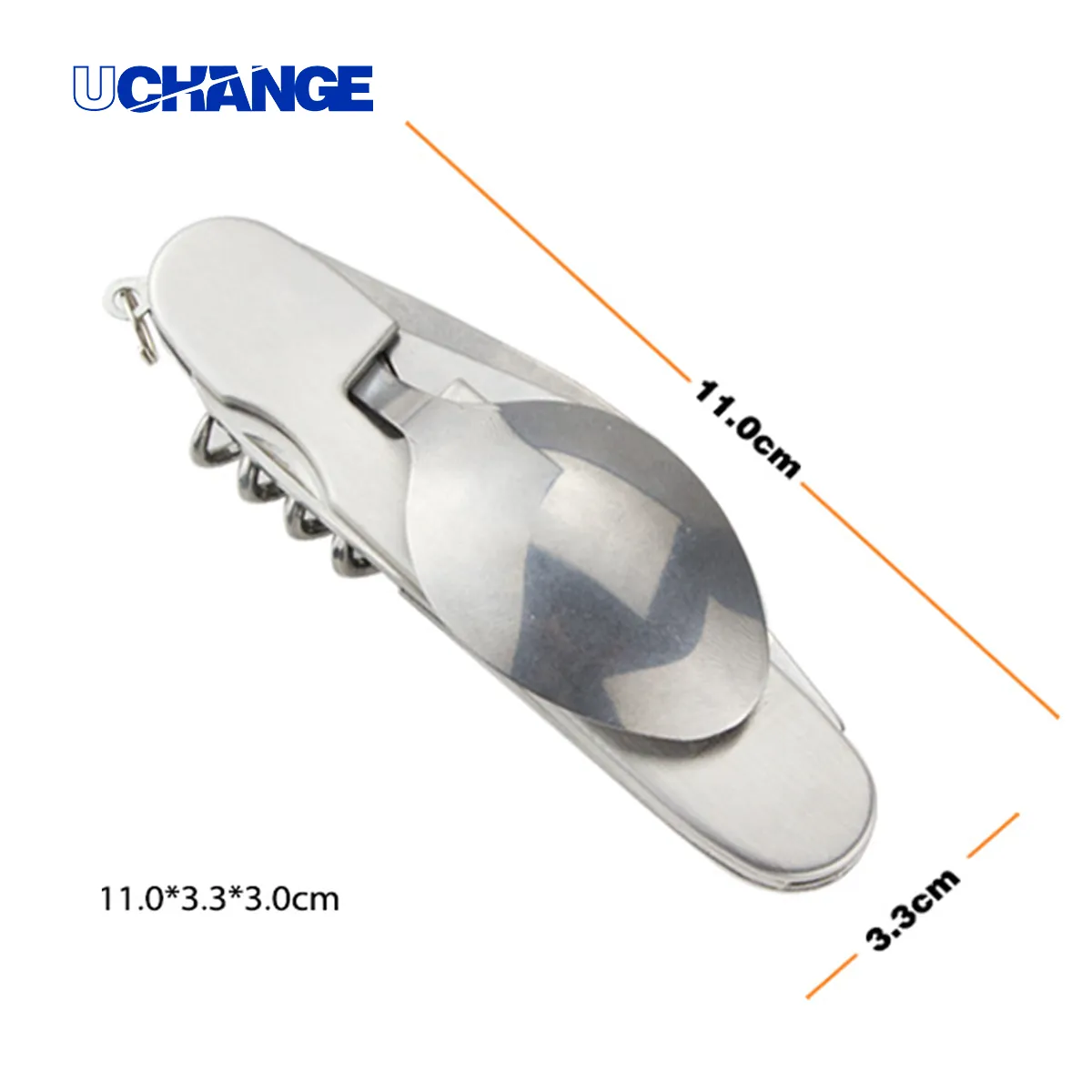 6 in 1 Stainless Camping Utensil Multi Tool 3