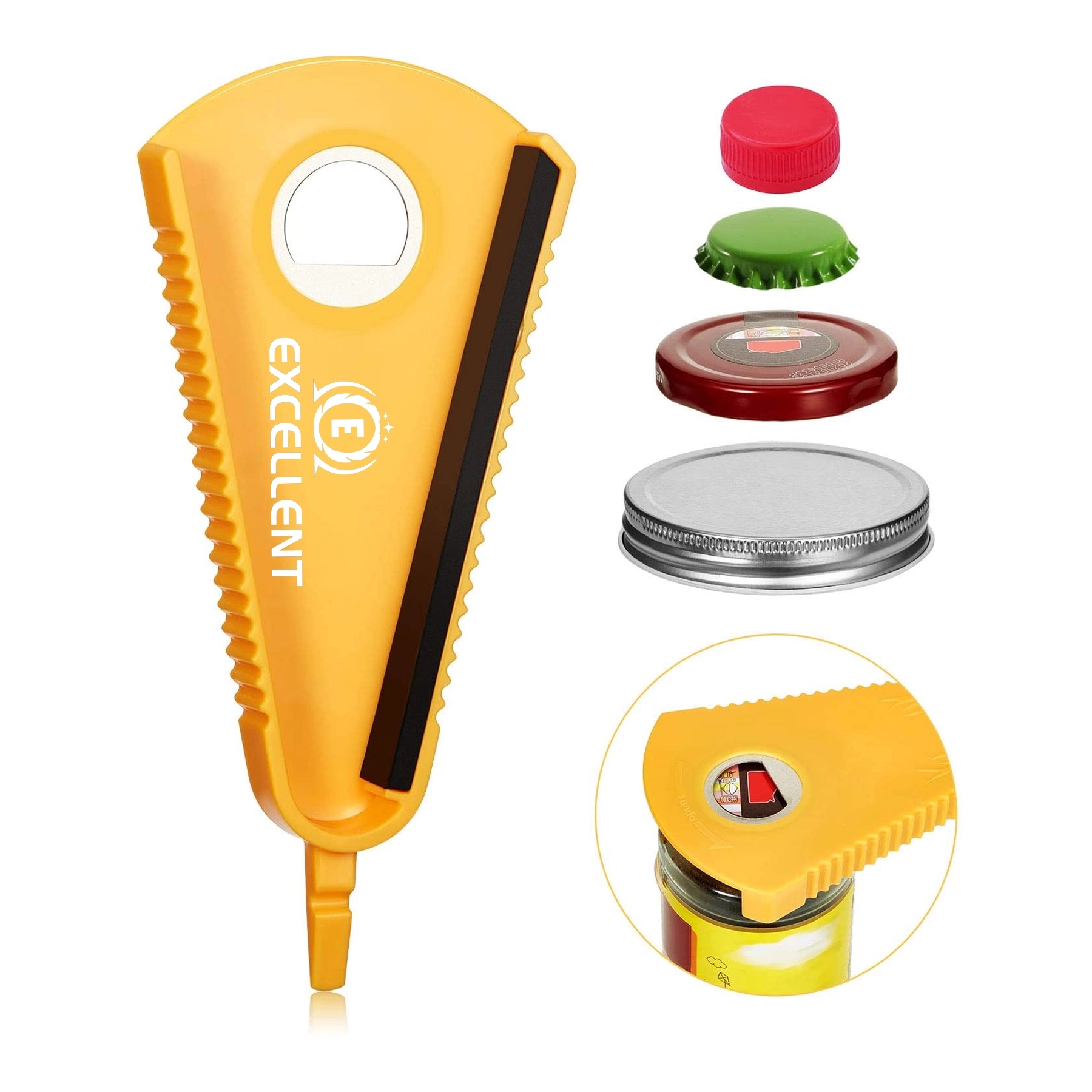 Multifunctional 6 In 1 Non-Slip Can Opener 2