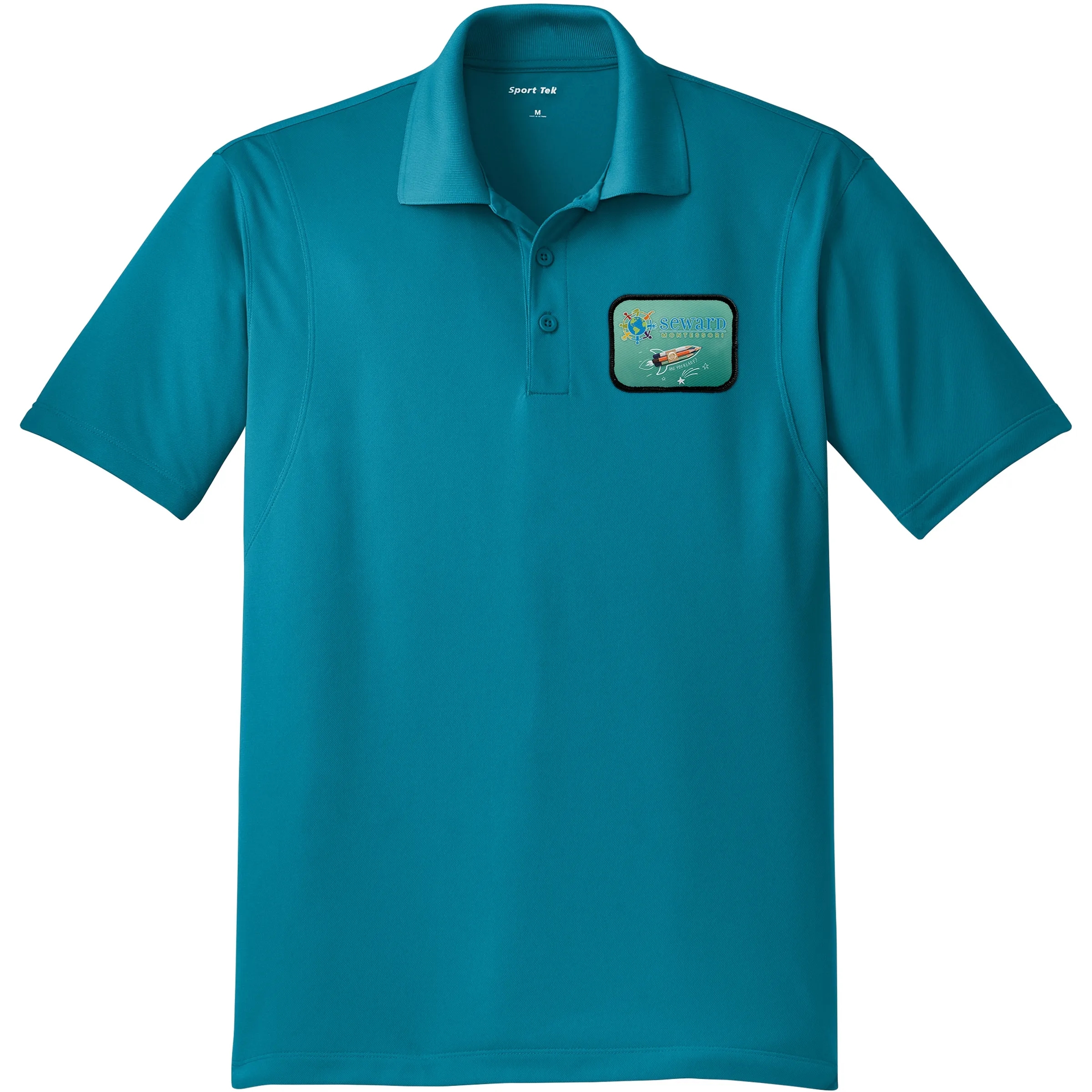 SPORT-TEK(R) MICROPIQUE SPORT-WICK(R) POLO WITH EMBLEM 6