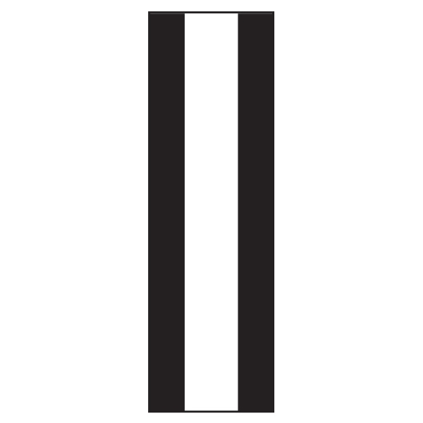 Custom Message Flag - 6' x 22" Tower (3) Vertical Stripes 1