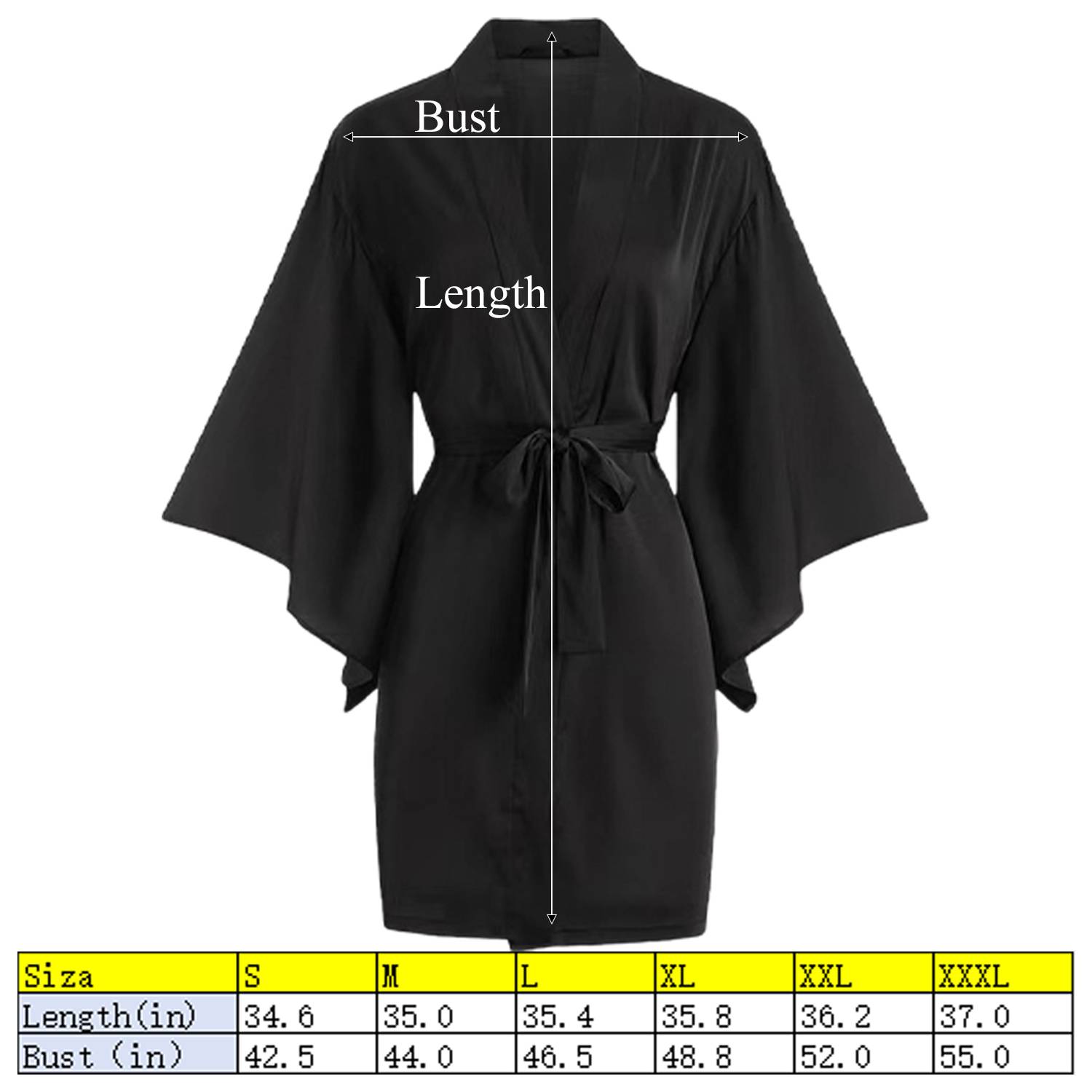 Lightweight Breathable Loungewear Summer Robe 10