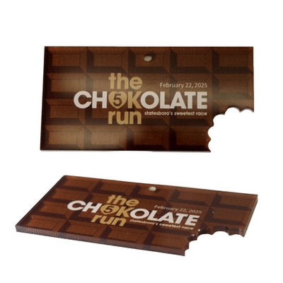 USA Made Acrylic Key Tag, Custom Shape Medium (6-10 Sq. Inches)