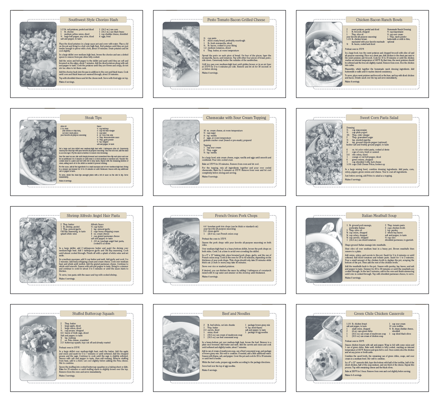 Triumph® Calendars Recipe Pocket Calendar 57