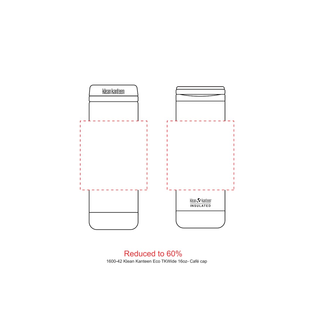 Klean Kanteen Eco TKWide 16oz- Café cap 8