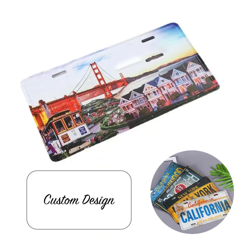 Embossed Custome License Plate 4
