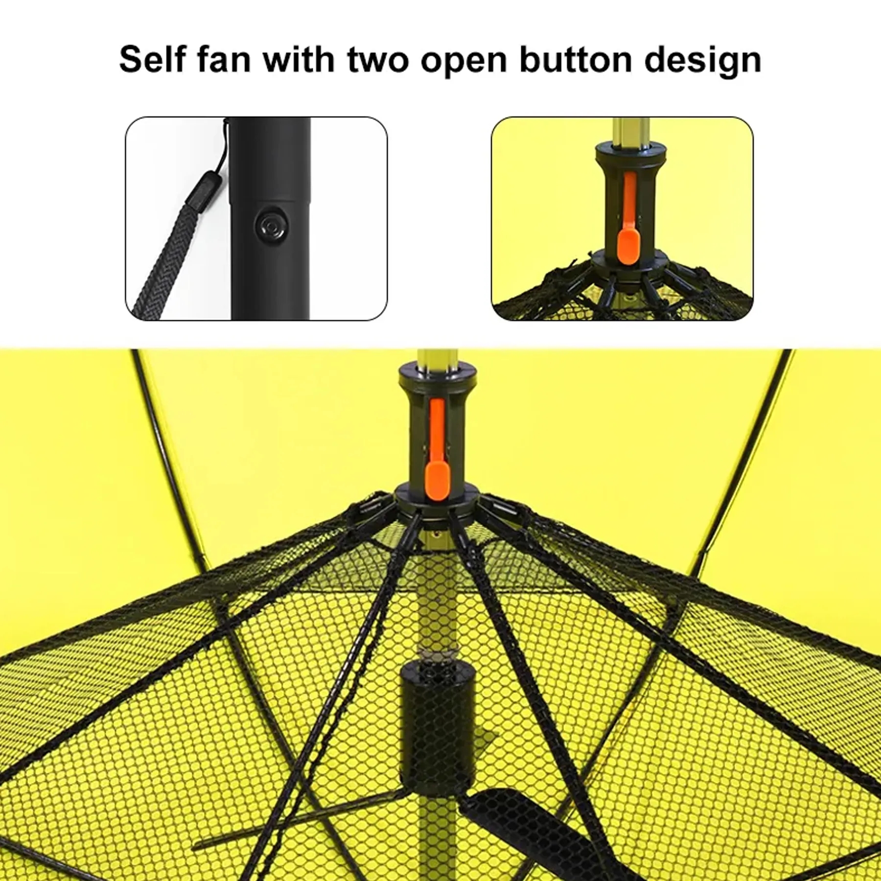 Multifunction 8K USB Charging Umbrella With Fan 2
