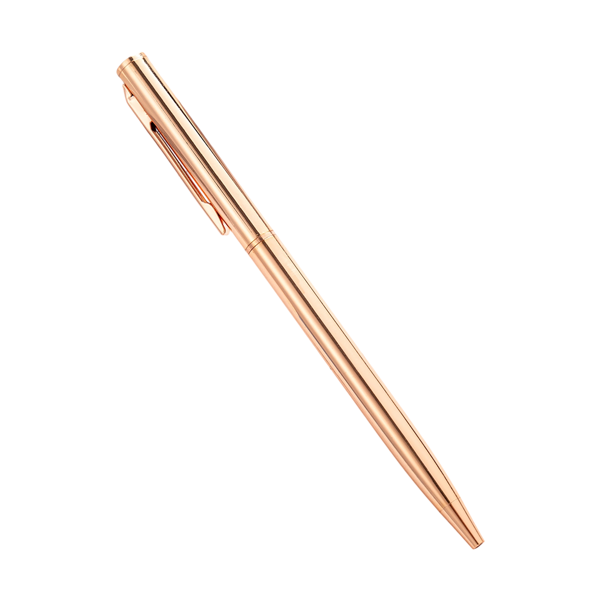 Metal Ballpoint Pen Twist Action Black Ink 5" Length 3