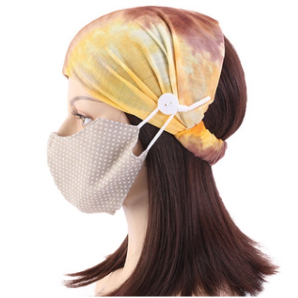 Face Bandana mask Reusable Tube w/ Full color hairbands 6