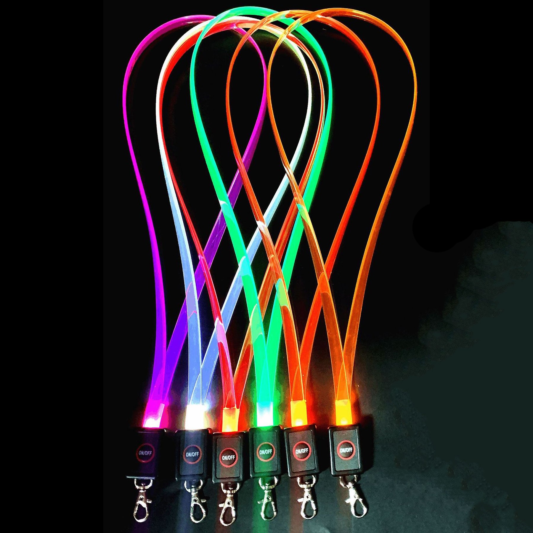 LED Light Transparent Lanyard 4