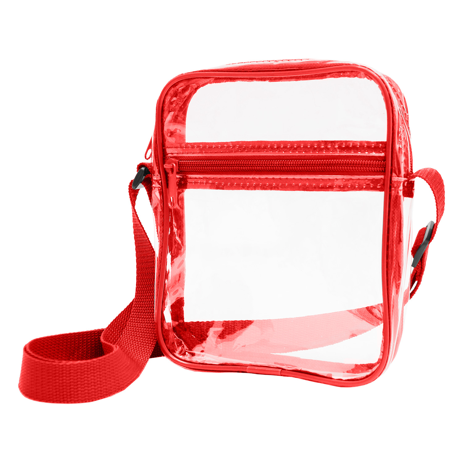 Clear PVC Crossbody Shoulder Bag
