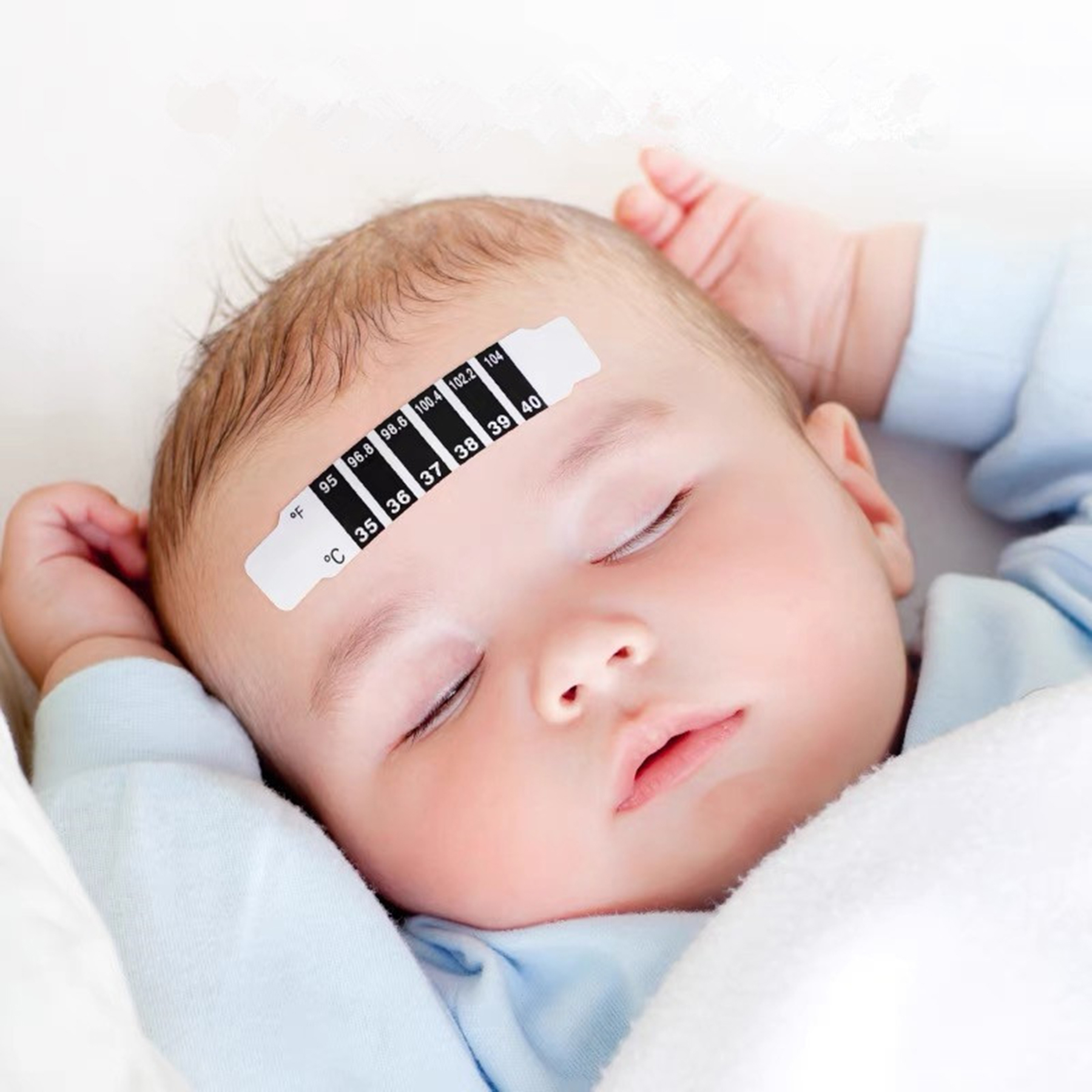 Non Intrusive Forehead Thermometer Strip 3