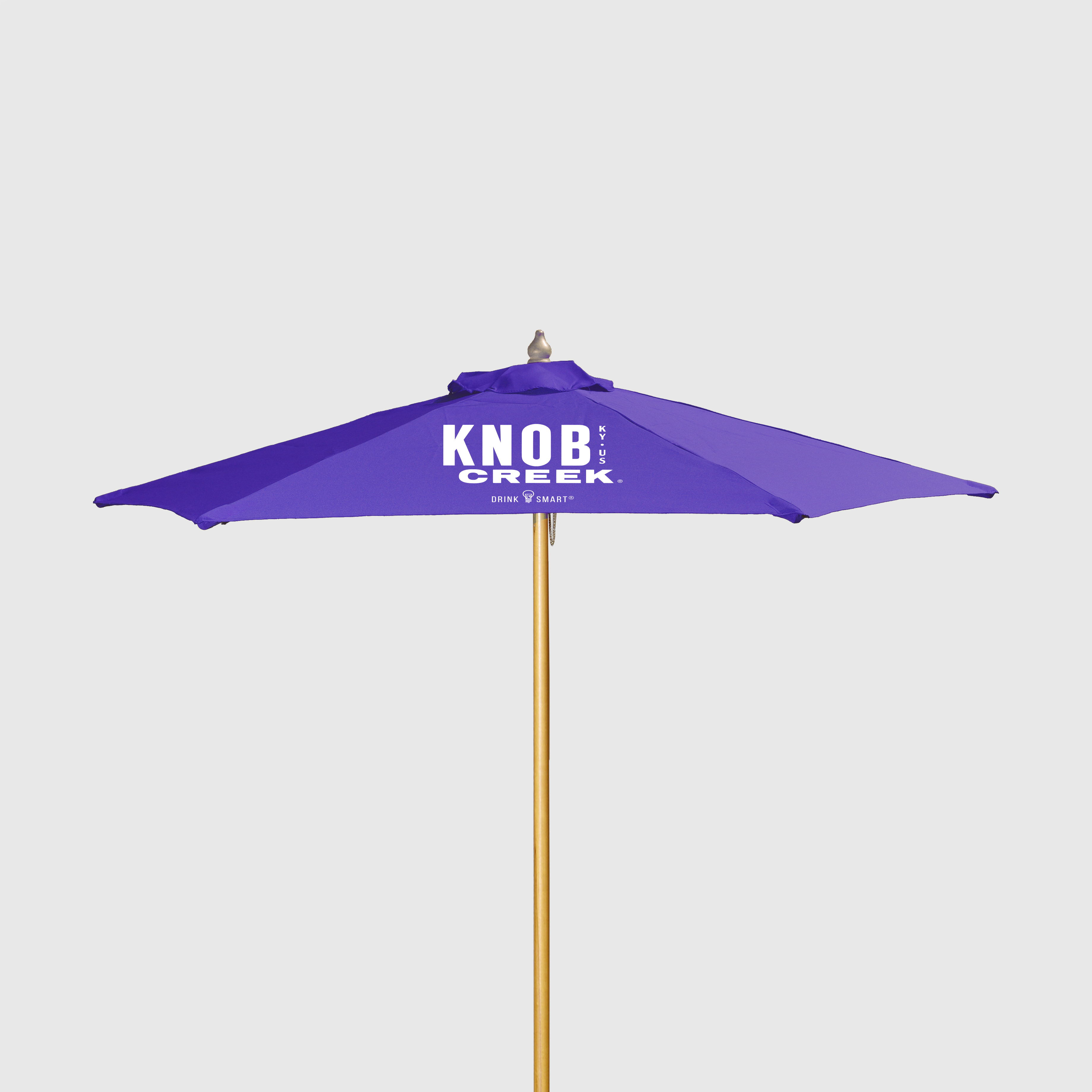 7' Wood Market Umbrella
