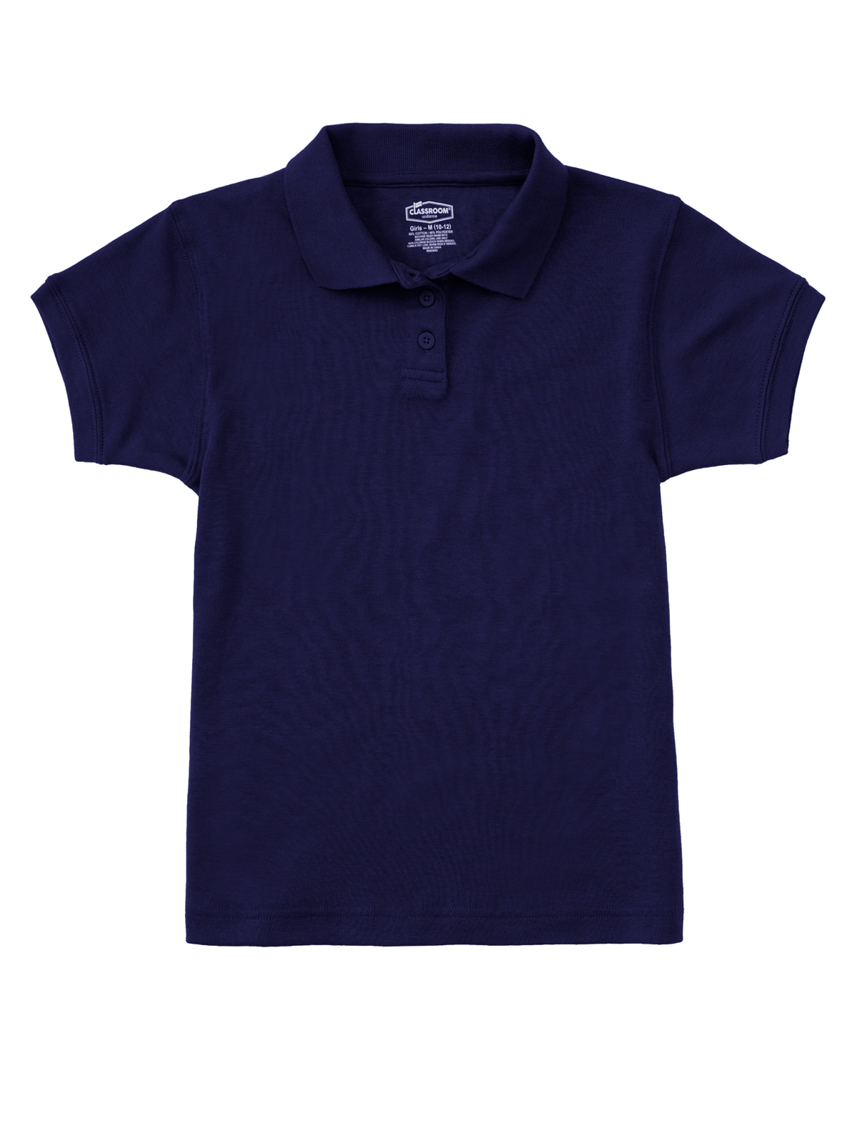 Classroom Uniforms - Girls' Short Sleeve Fitted Interlock Polo 11