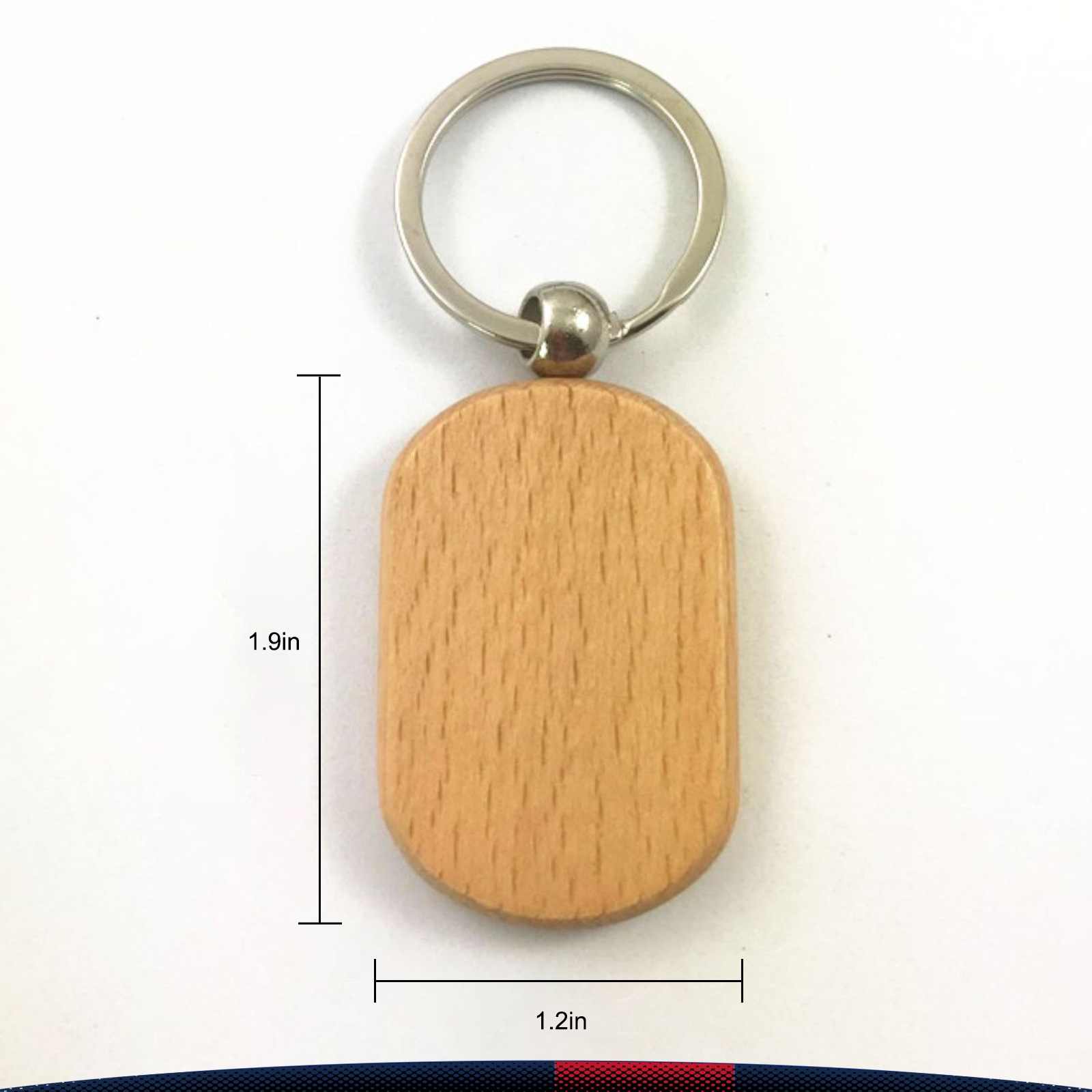 Winky Wooden Keychain 7