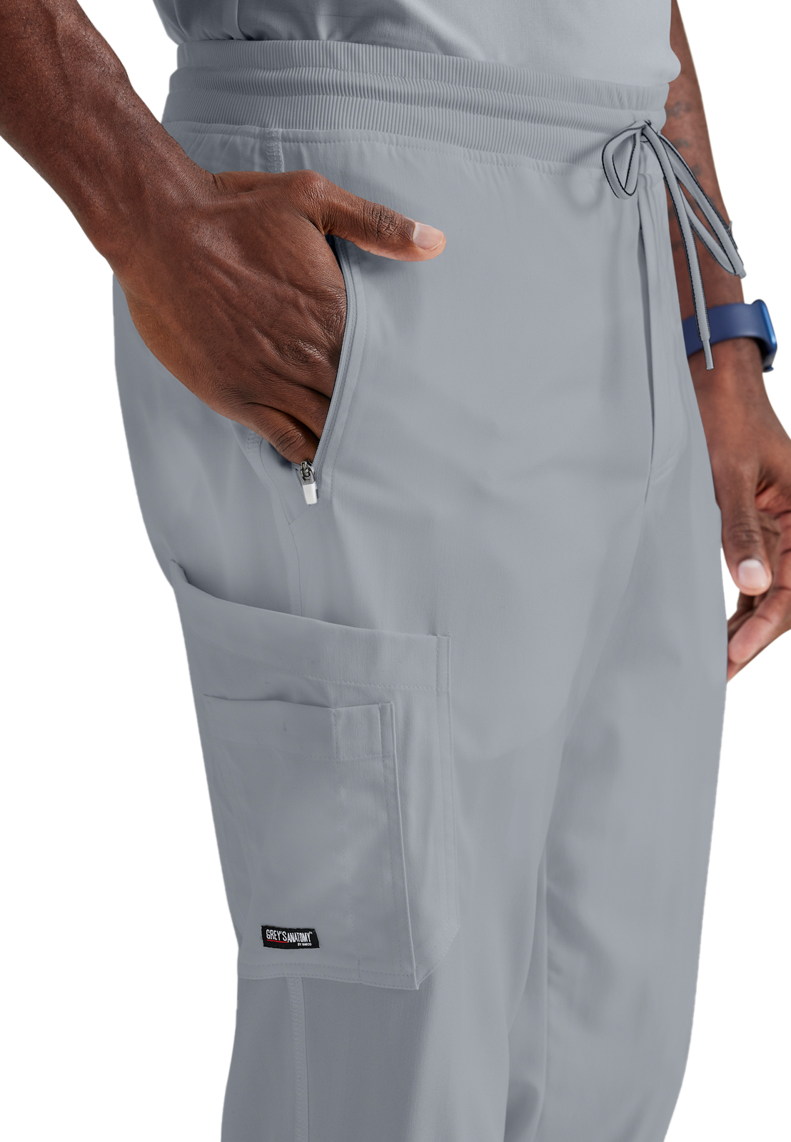 Grey's Anatomy Spandex Stretch - Men's Five-Pocket Murphy Jogger Scrub Pant 38