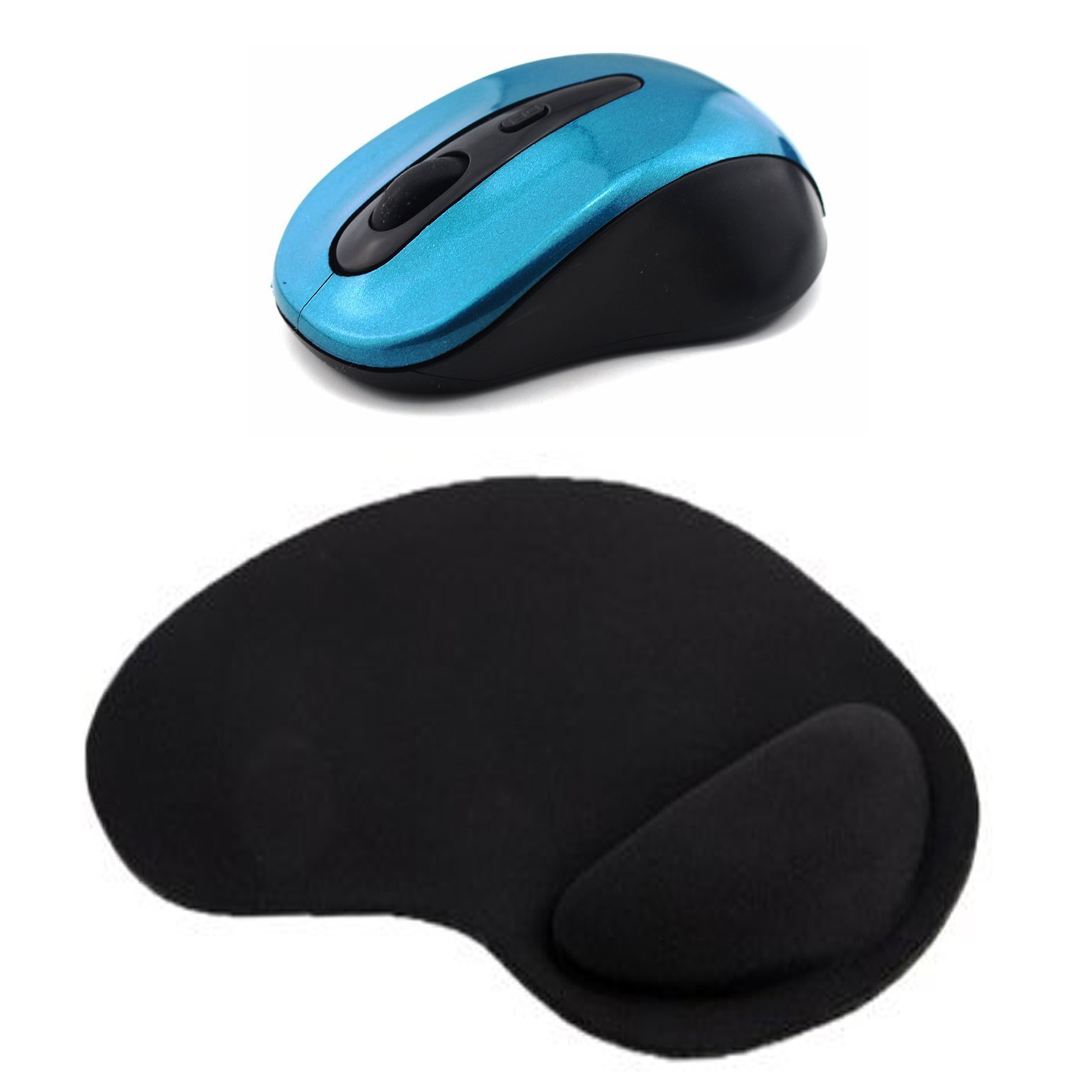 iBank® 2.4GHz Wireless Mouse + Wrist Rest Mouse Pad 1