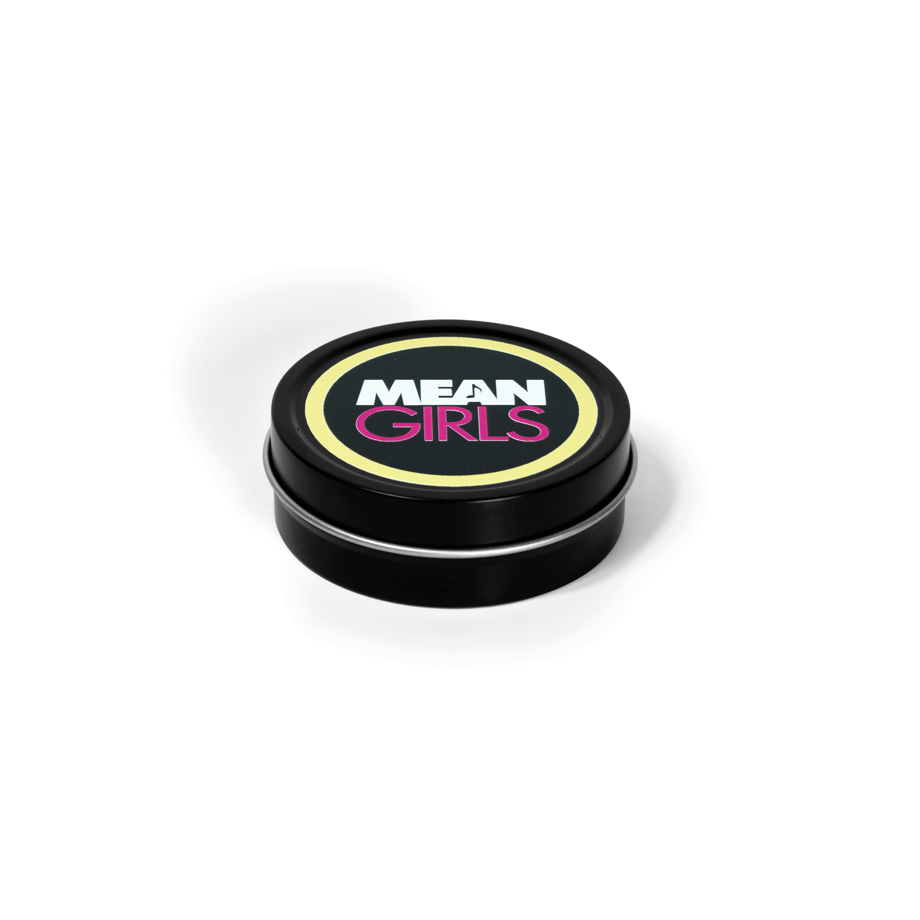 2 oz Mini Tin Travel Candle Black with 4-C Imprint