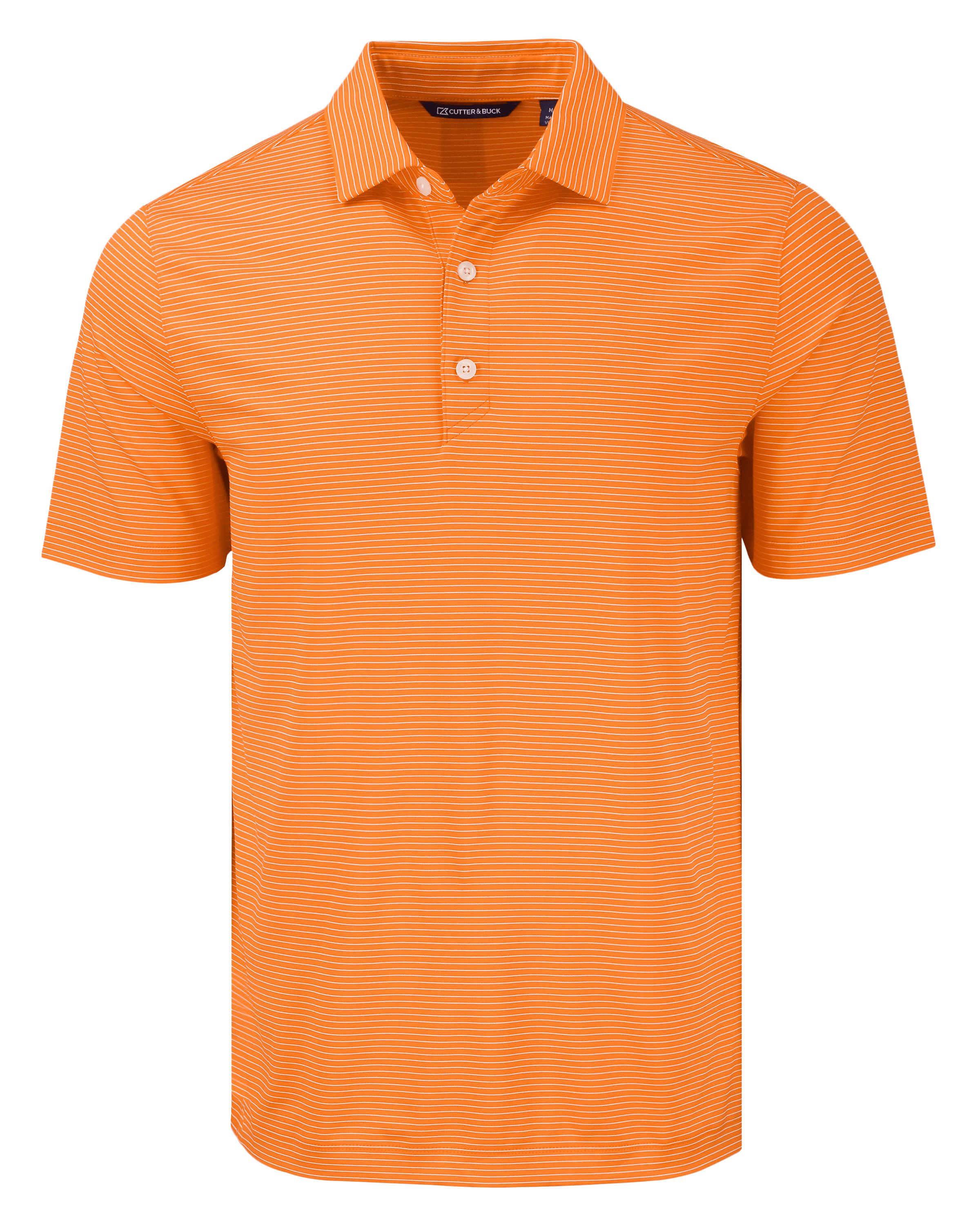 Cutter & Buck Forge Recycled Fine Line Stripe Four-Way Stretch Mens Polo 20