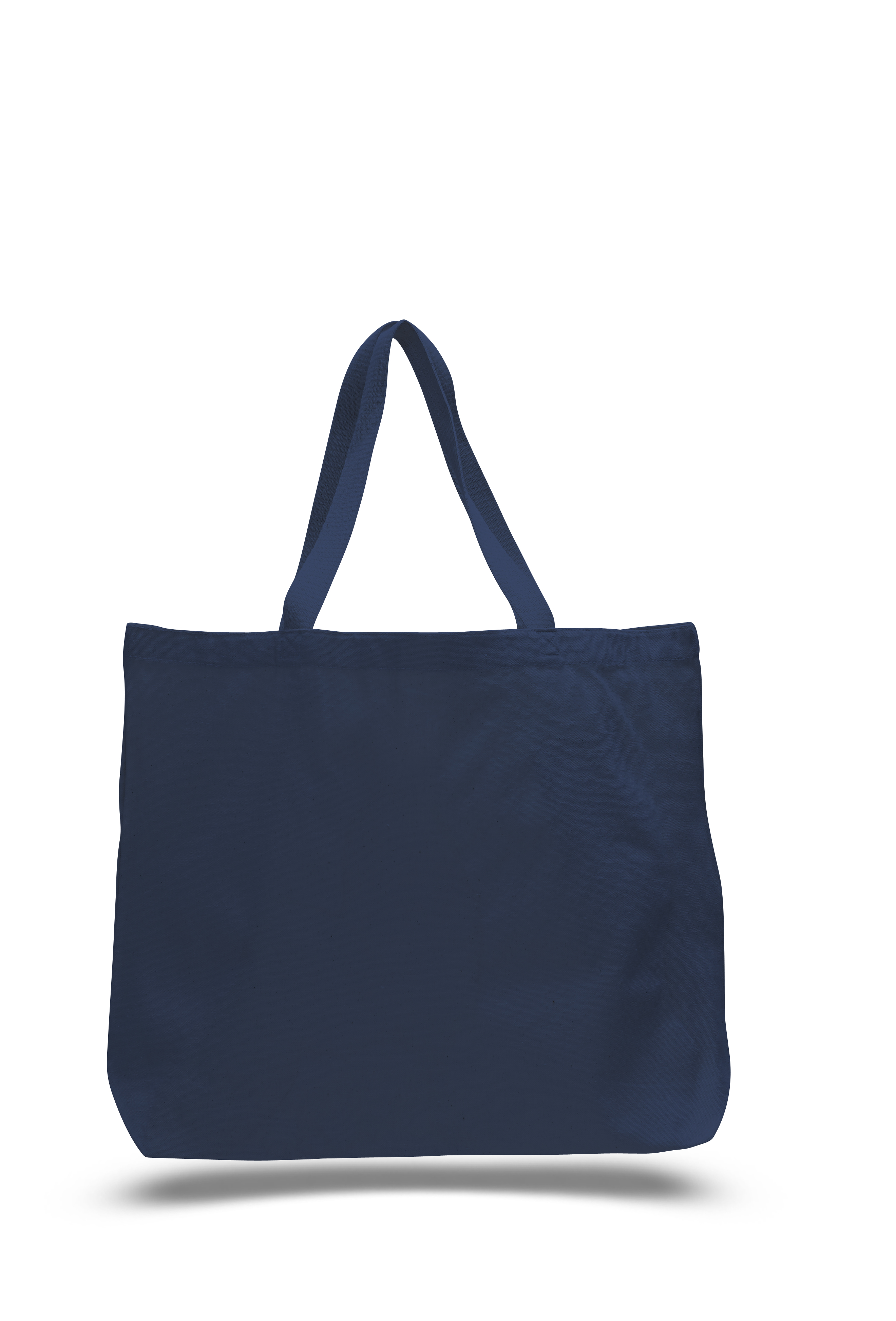 Heavy 12 oz. Cotton Canvas Jumbo Tote Bag - Natural, custom tote bag with logo imprint 3