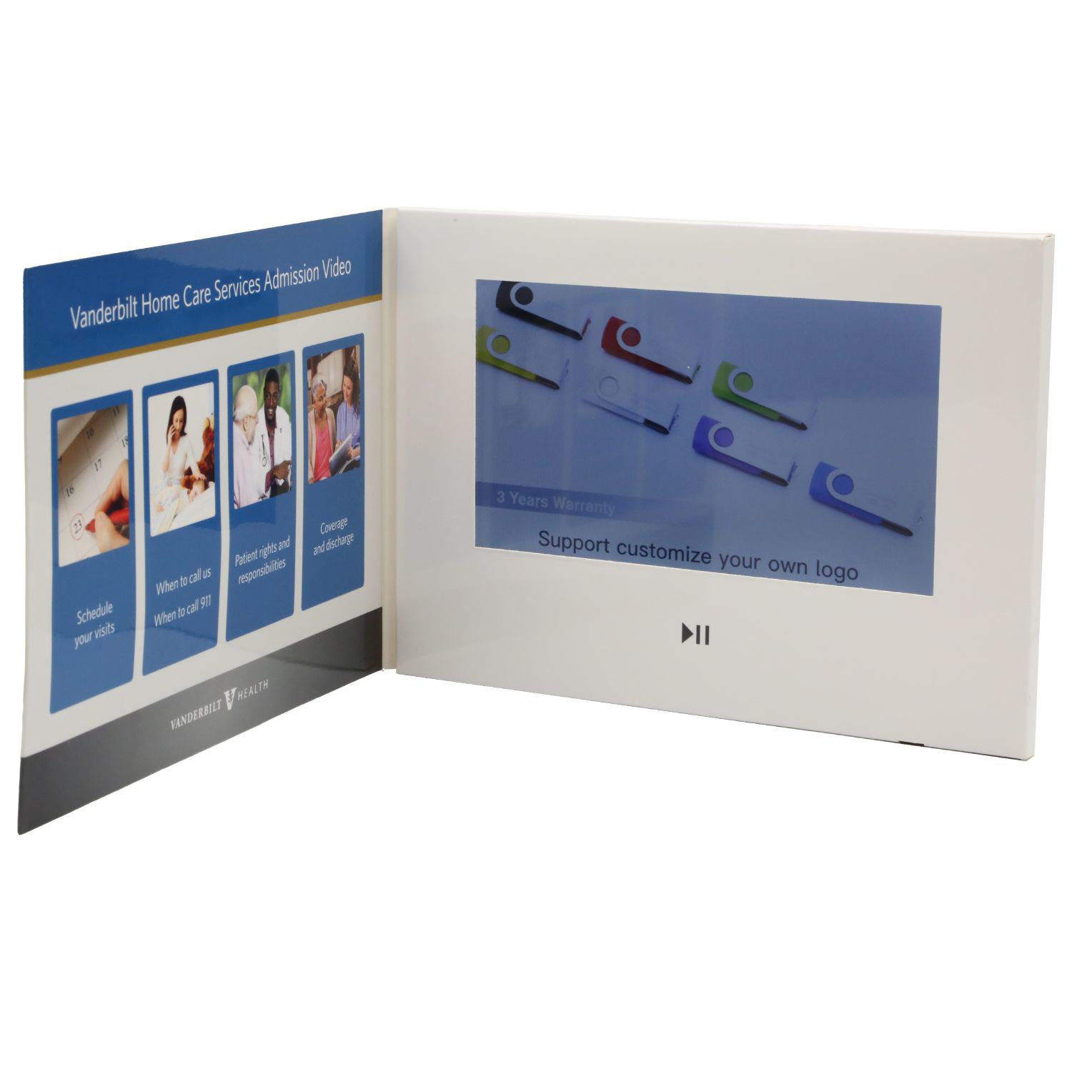Mimosa 5" LCD Video Bi-fold Brochure 5