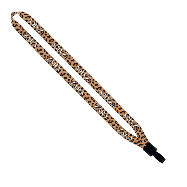 1/2" Dye-Sublimation Lanyard with Non-Swivel Plastic Hook 1