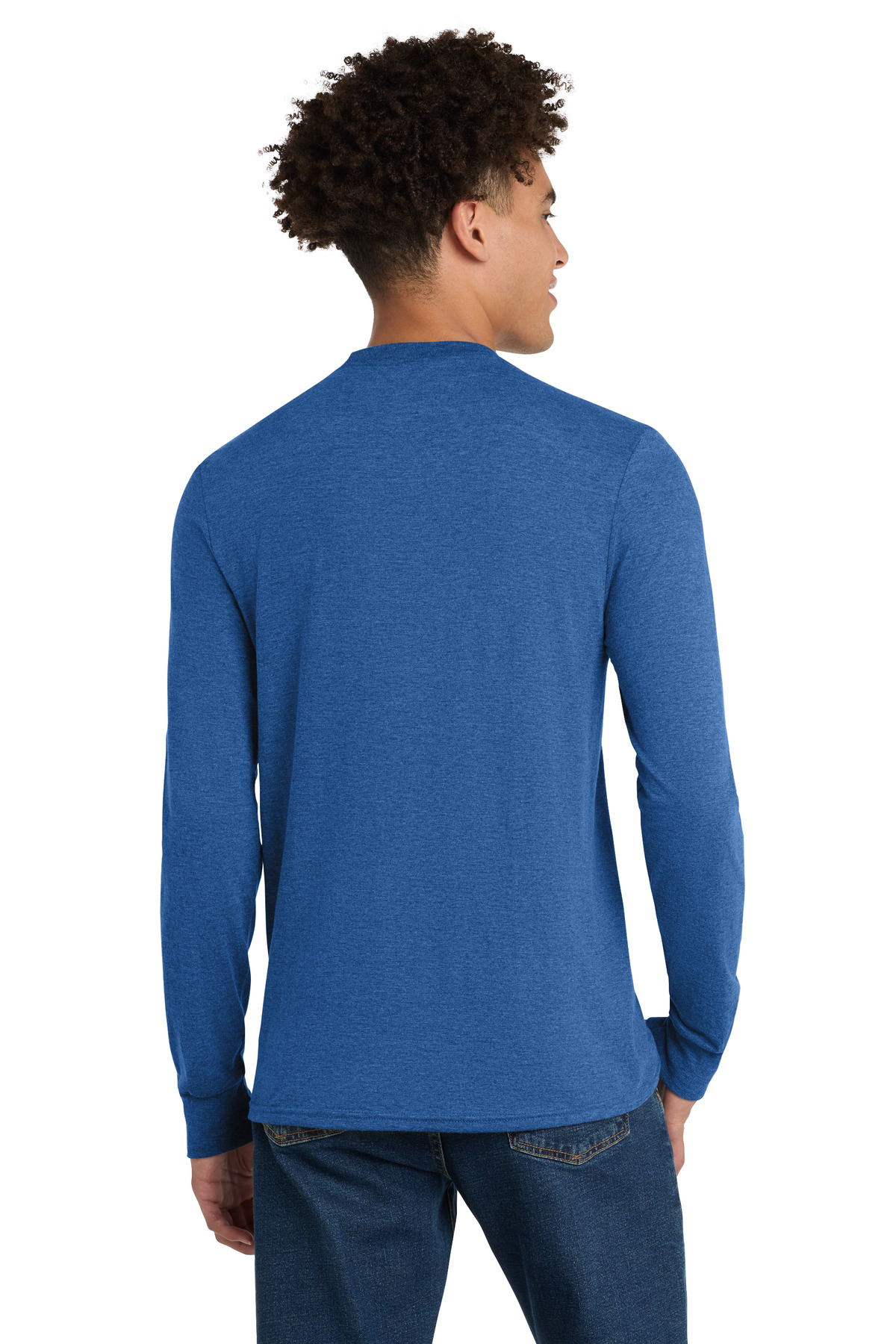 District Perfect Tri Long Sleeve Tee . DM132 2