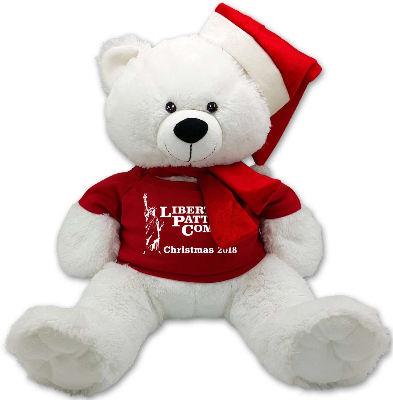 EQP 96+ Christmas 20" Large White Bear 1