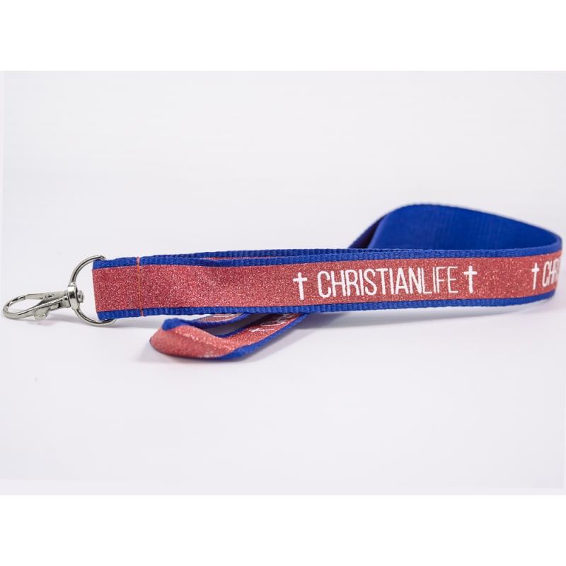 Custom Printed Glitter Lanyards 6